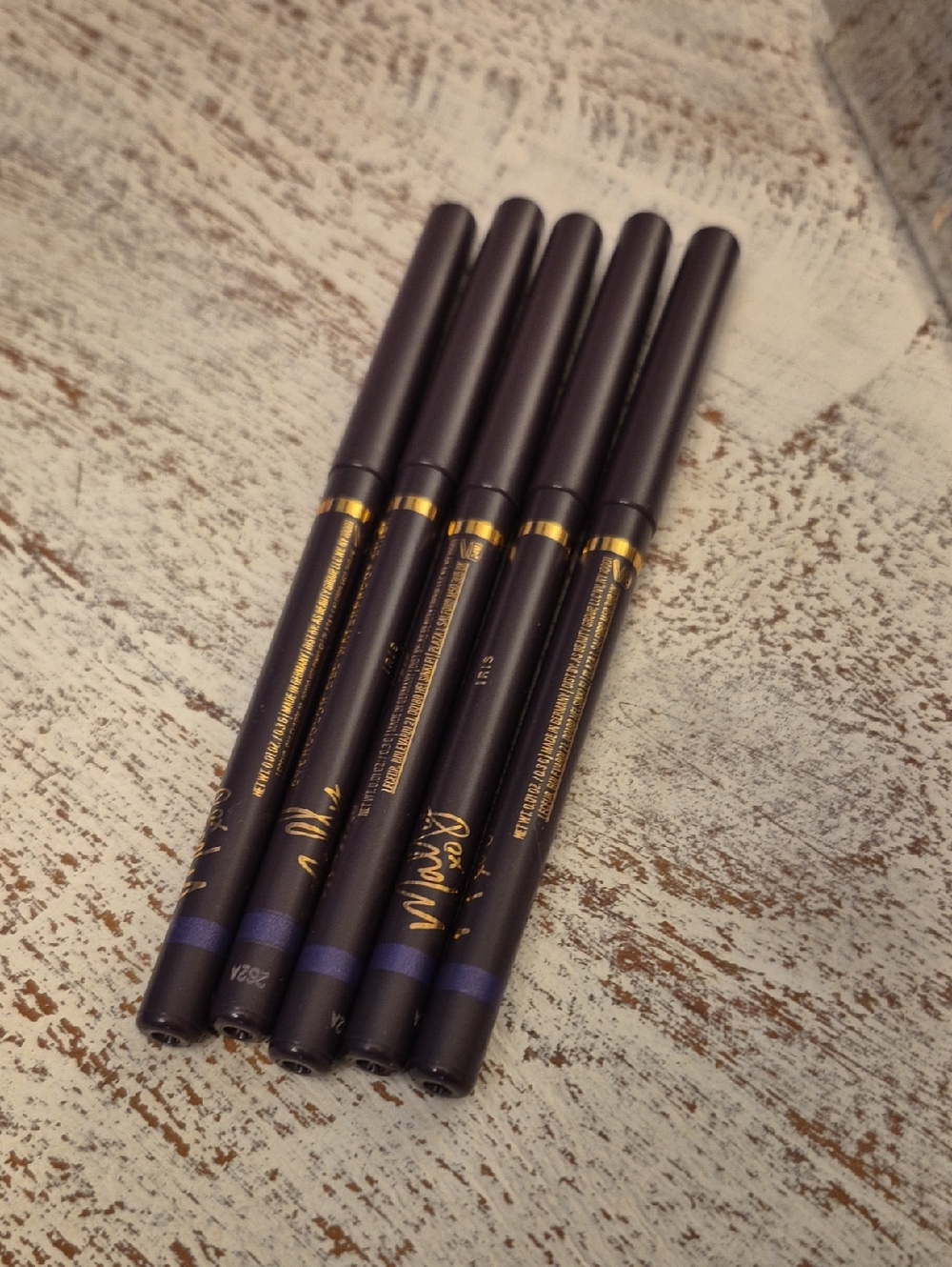 Mally Purple (Iris) Eyeliner Pencils - Set of 5